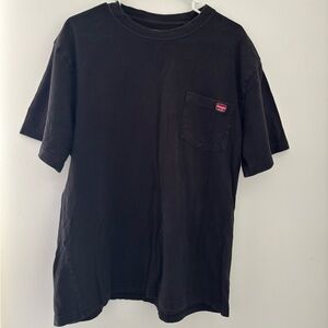 Wrangler Workwear Black Short Sleeve Tee with Pocket